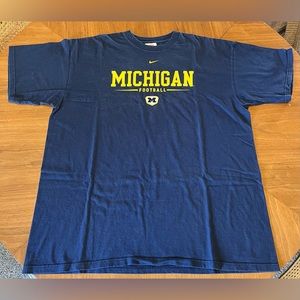 Vintage University of Michigan Football Nike Tshirt